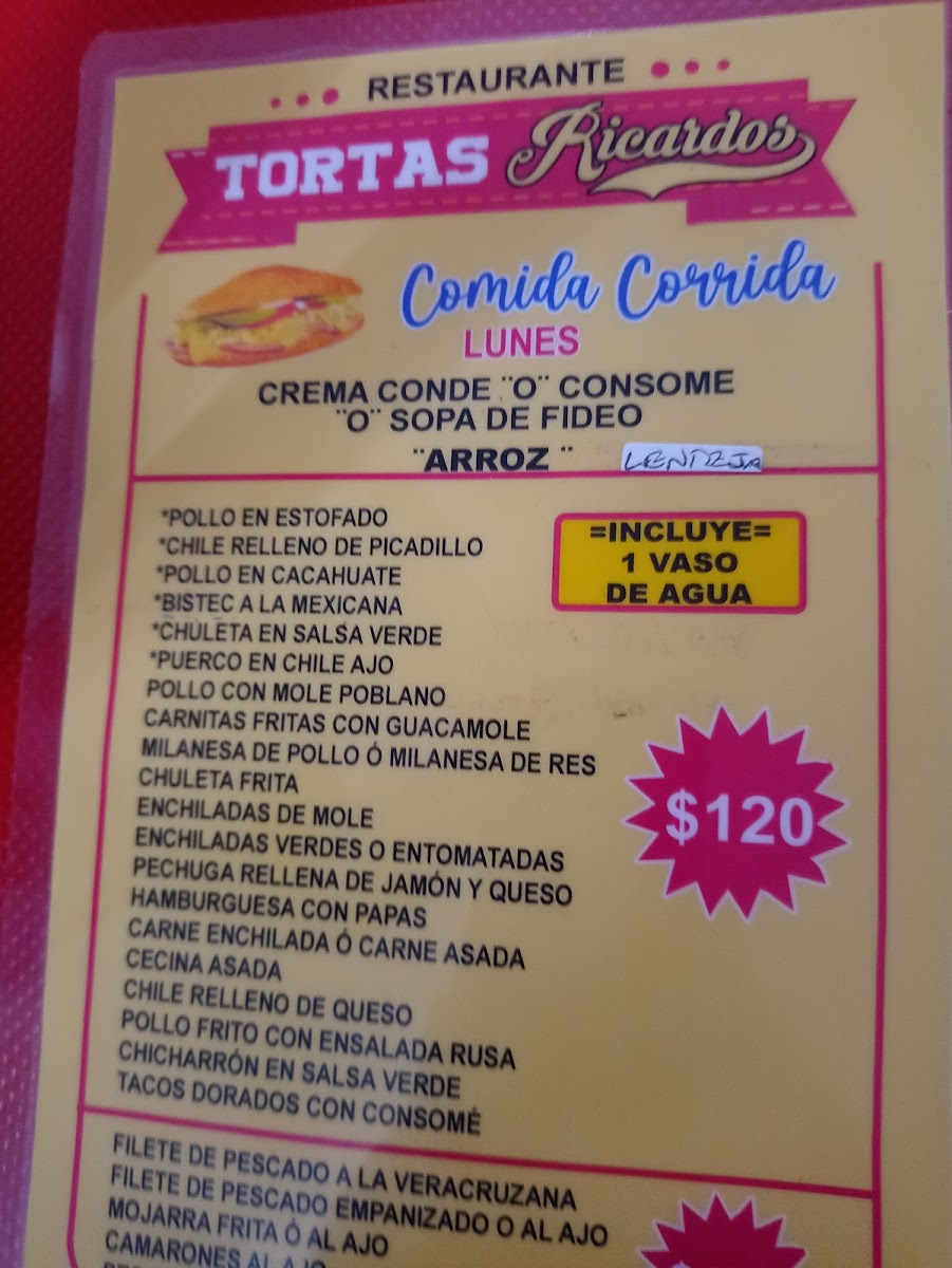 Tortas Ricardo S Menu Photo 8
