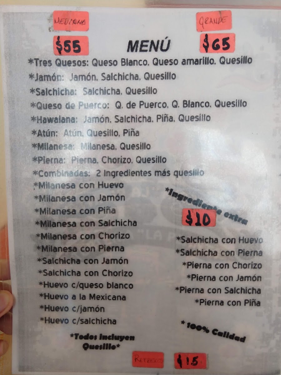 Torteria La Planta Menu Photo 3
