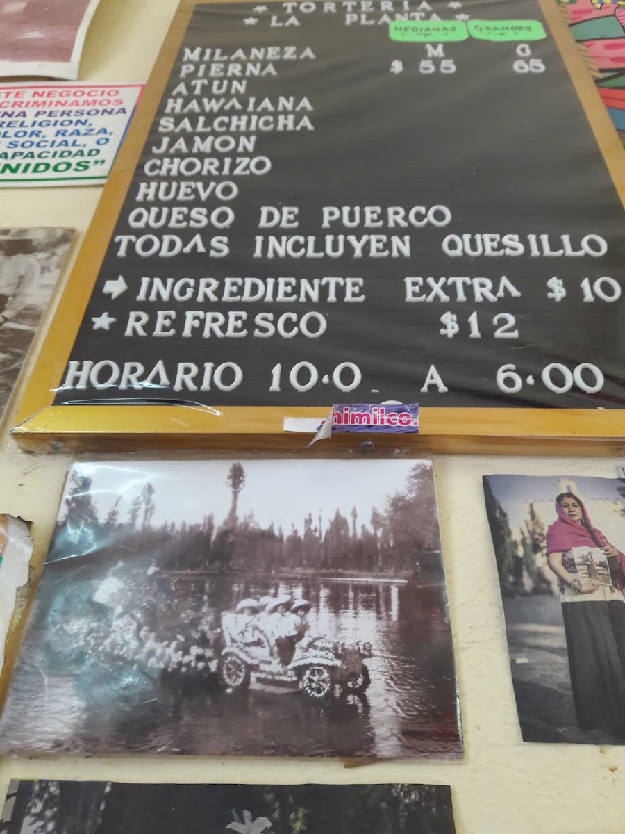 Torteria La Planta Menu Photo 5