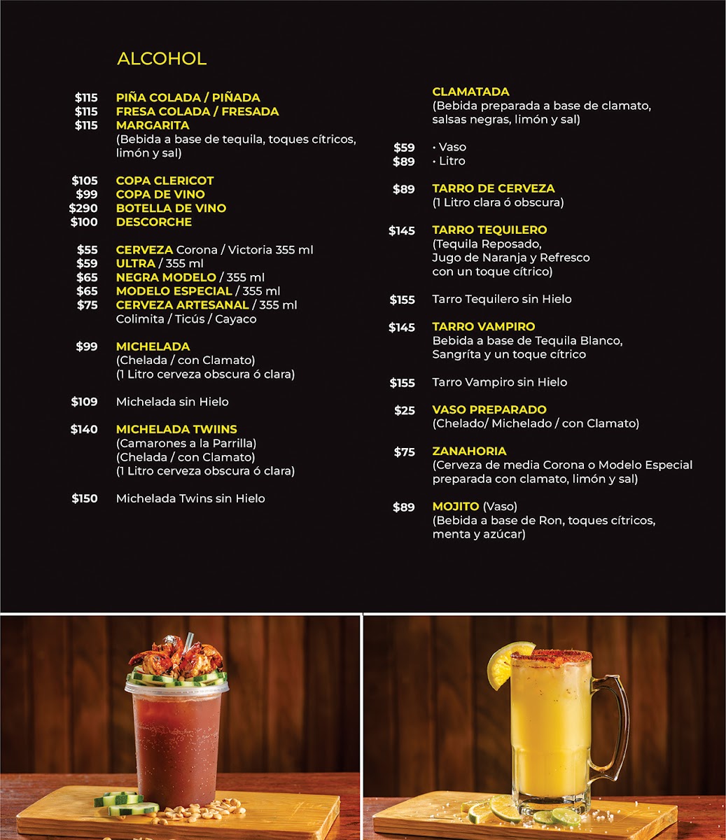 Twiins Pizza Menu