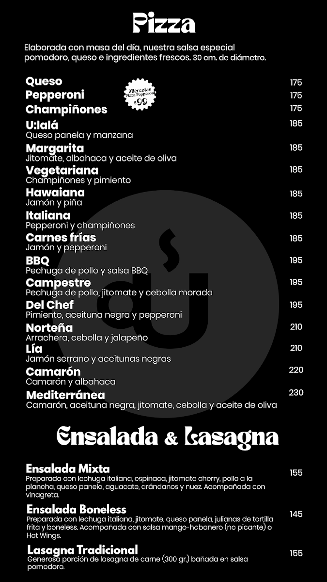 Ulala Cafe Menu Photo 2