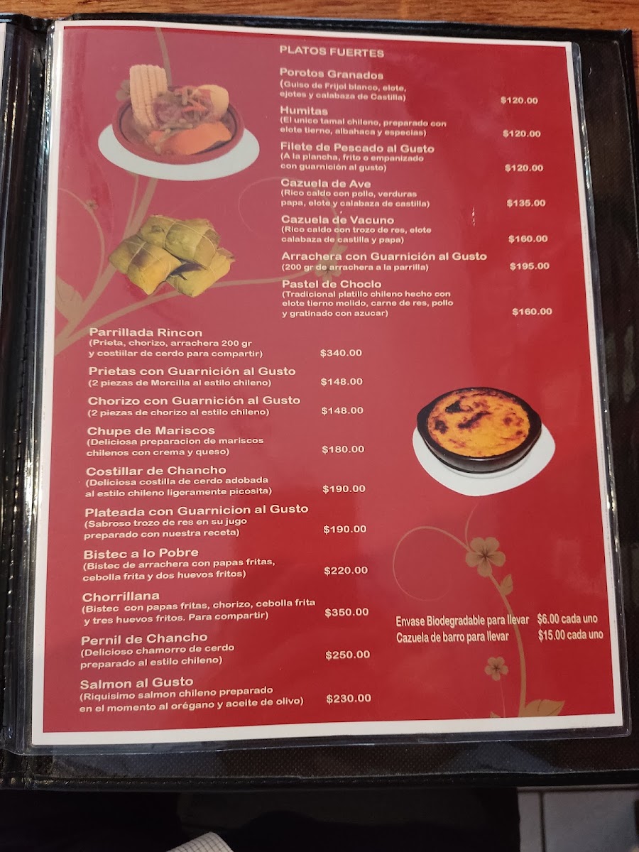 Un Rincon De Chile Menu Photo 9