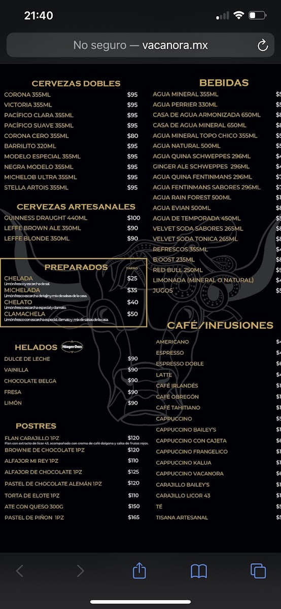 Vacanora Restaurante Menu Photo 4
