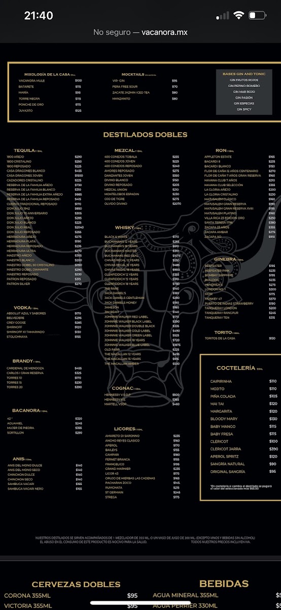 Vacanora Restaurante Menu Photo 6