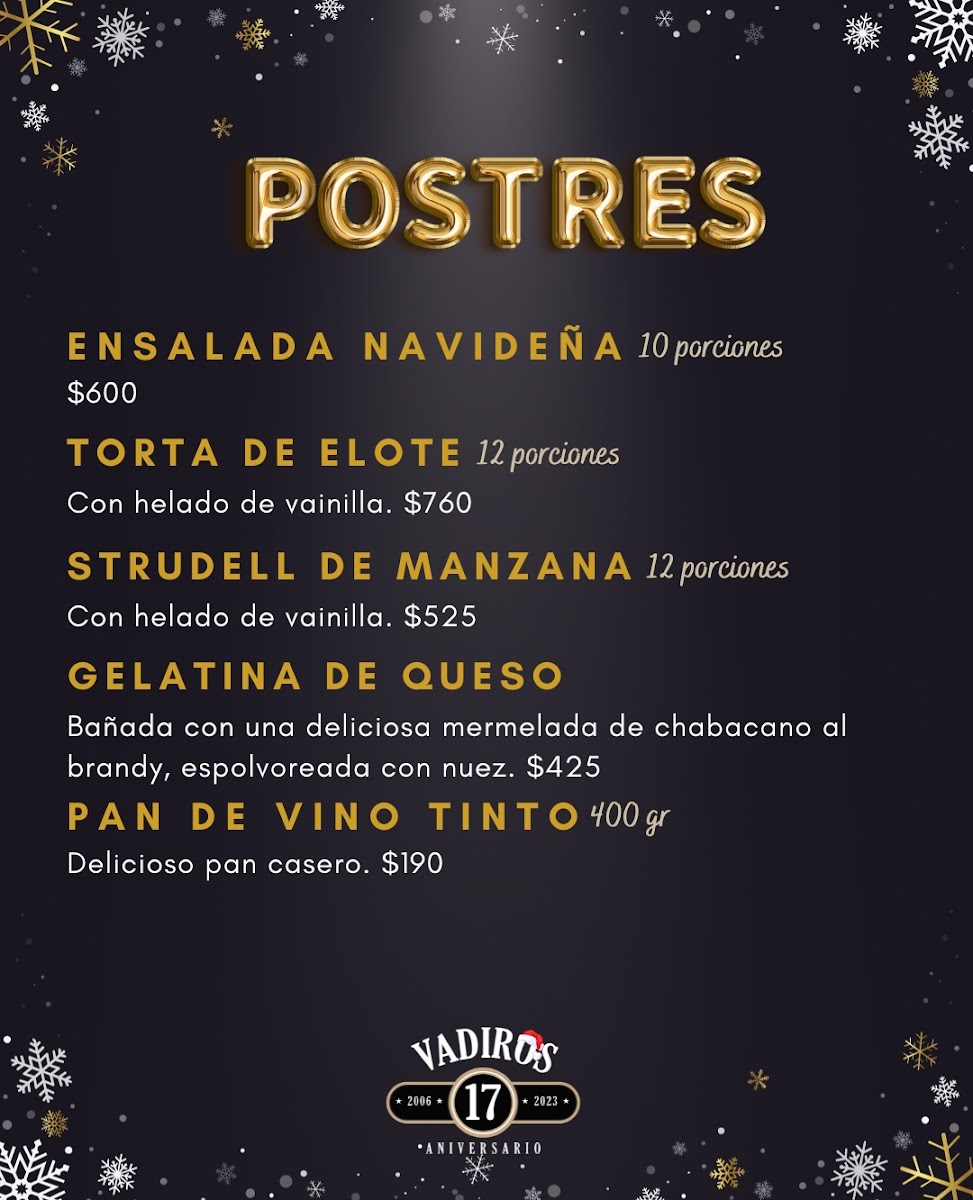 Vadiros Menu Photo 4