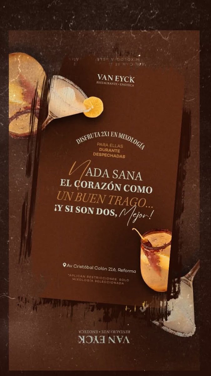 Van Eyck Menu