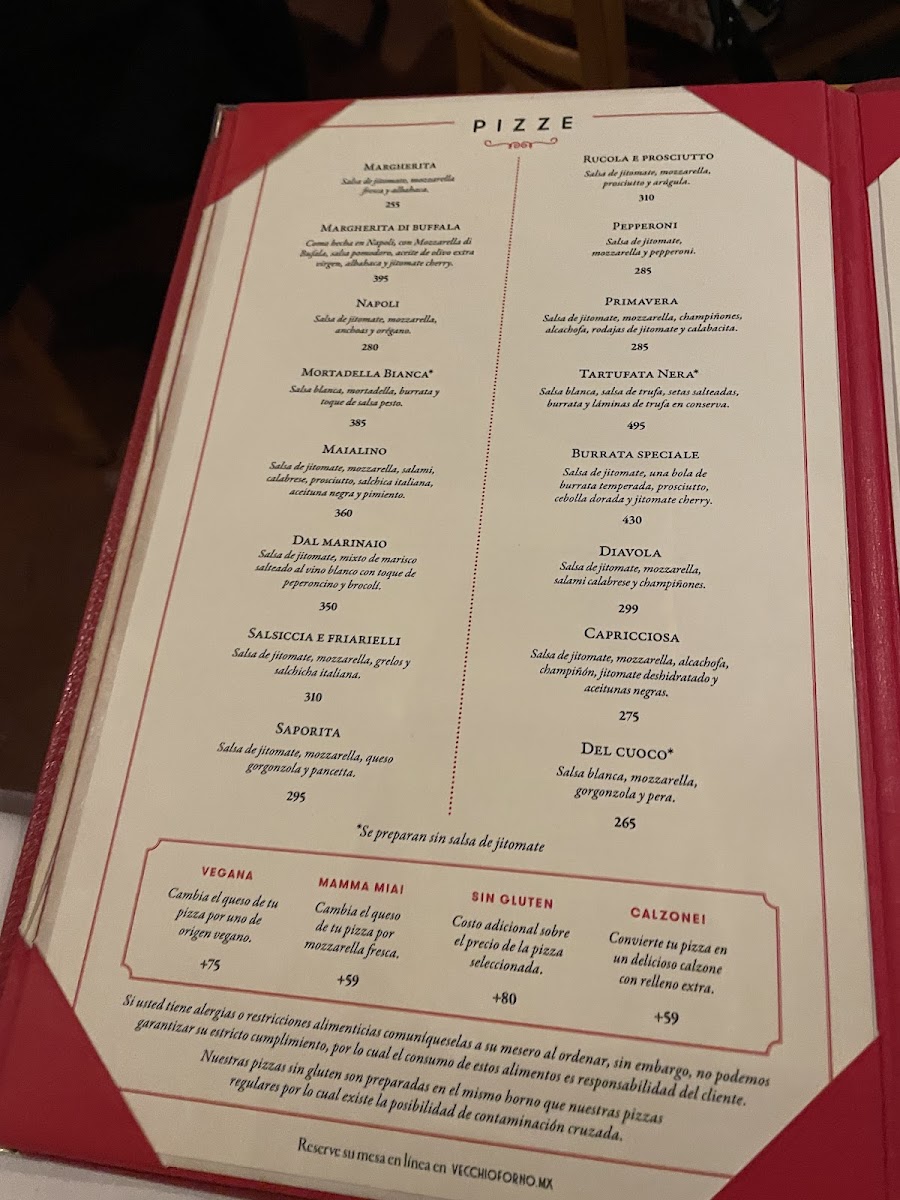 Vecchio Forno Menu Photo 8