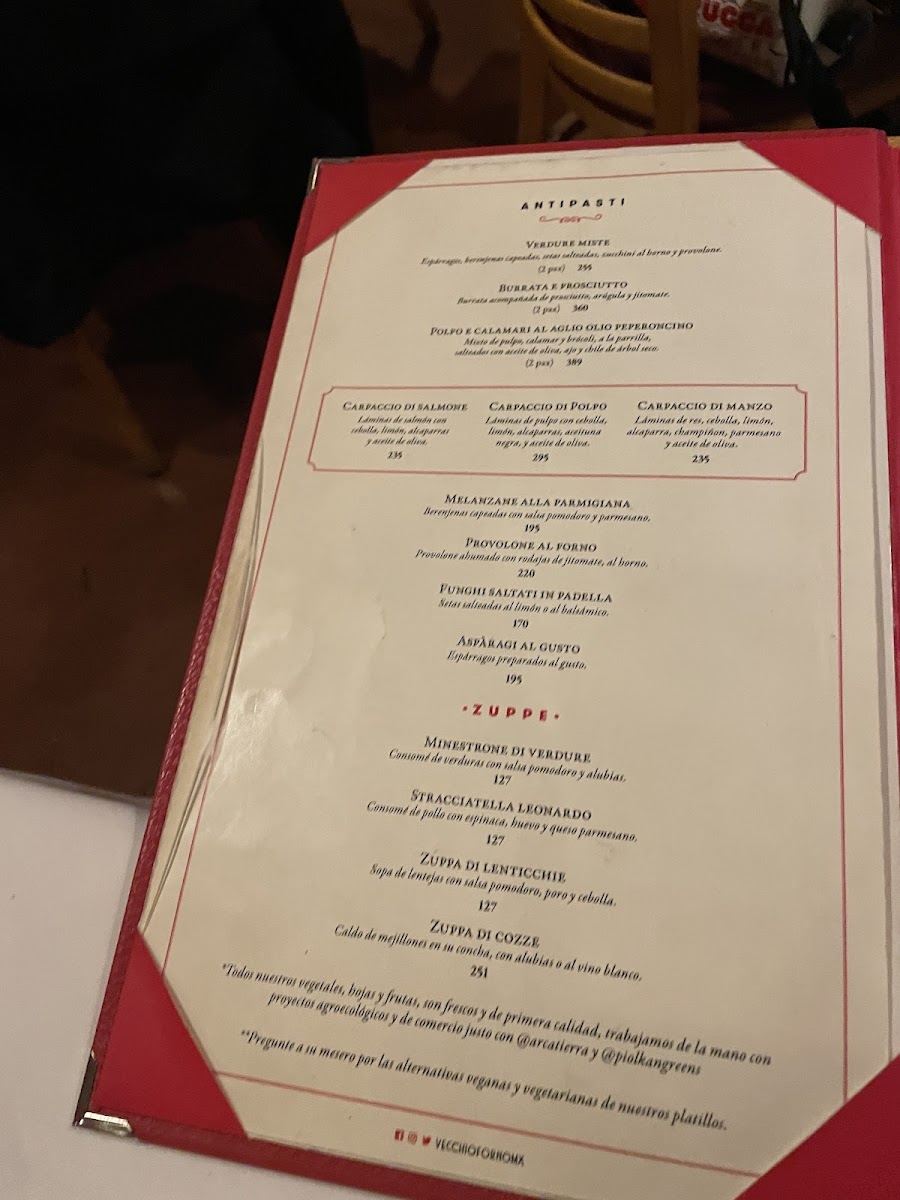 Vecchio Forno Menu Photo 9
