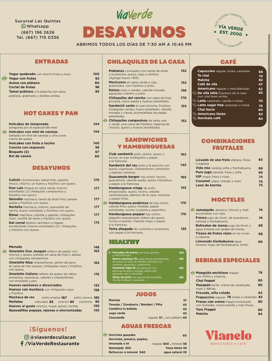 Vía Verde Menu Photo 2