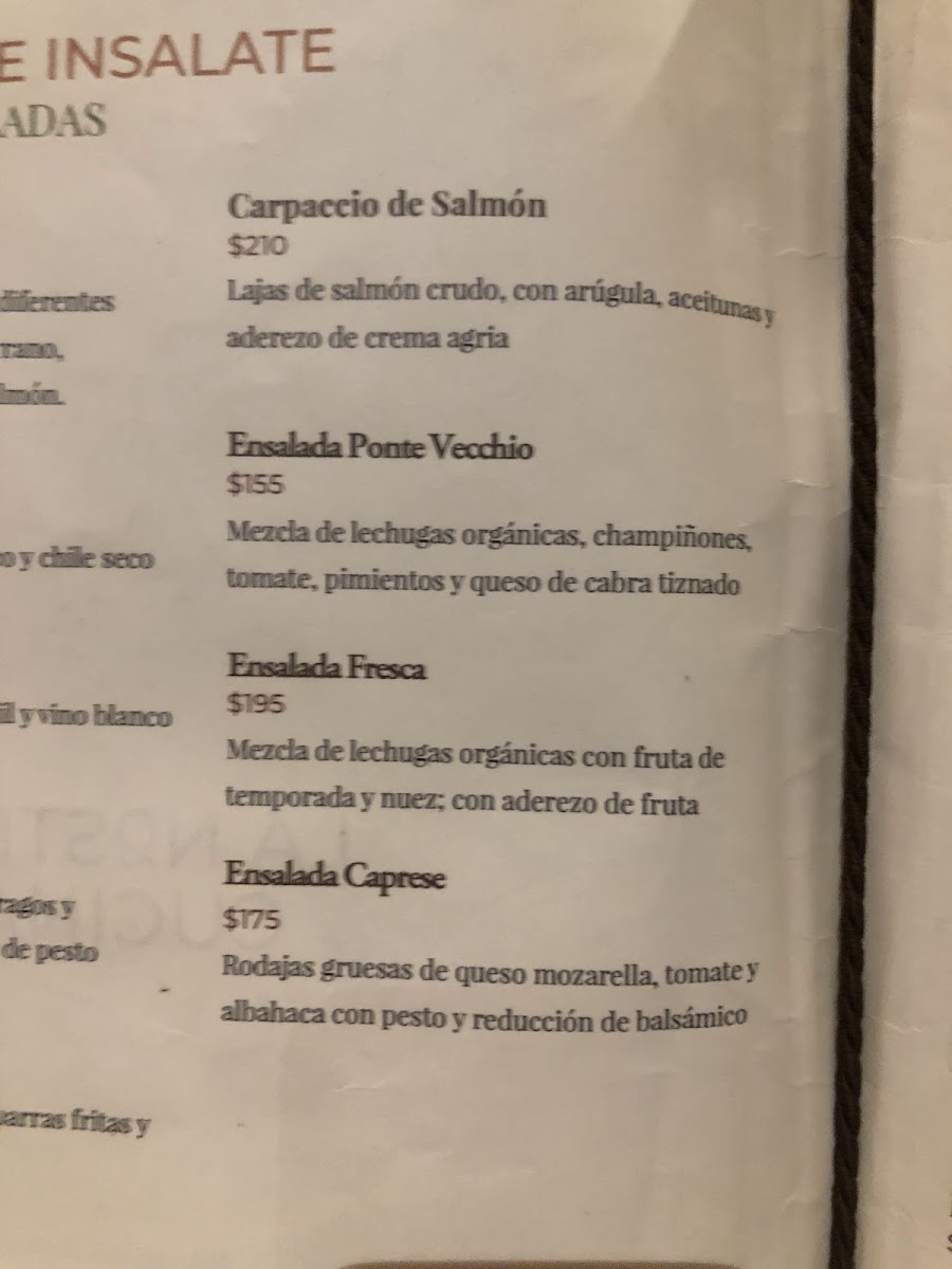 Vieja Lira Menu Photo 5