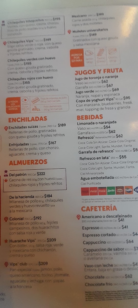 Vips Cuernavaca Centro Menu Photo 10