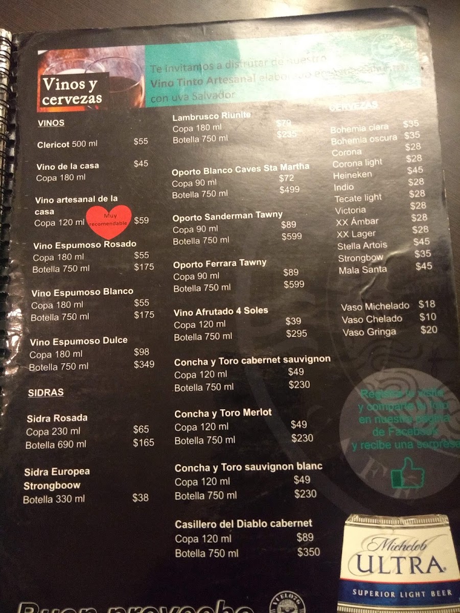 Vuelo76 Menu Photo 3
