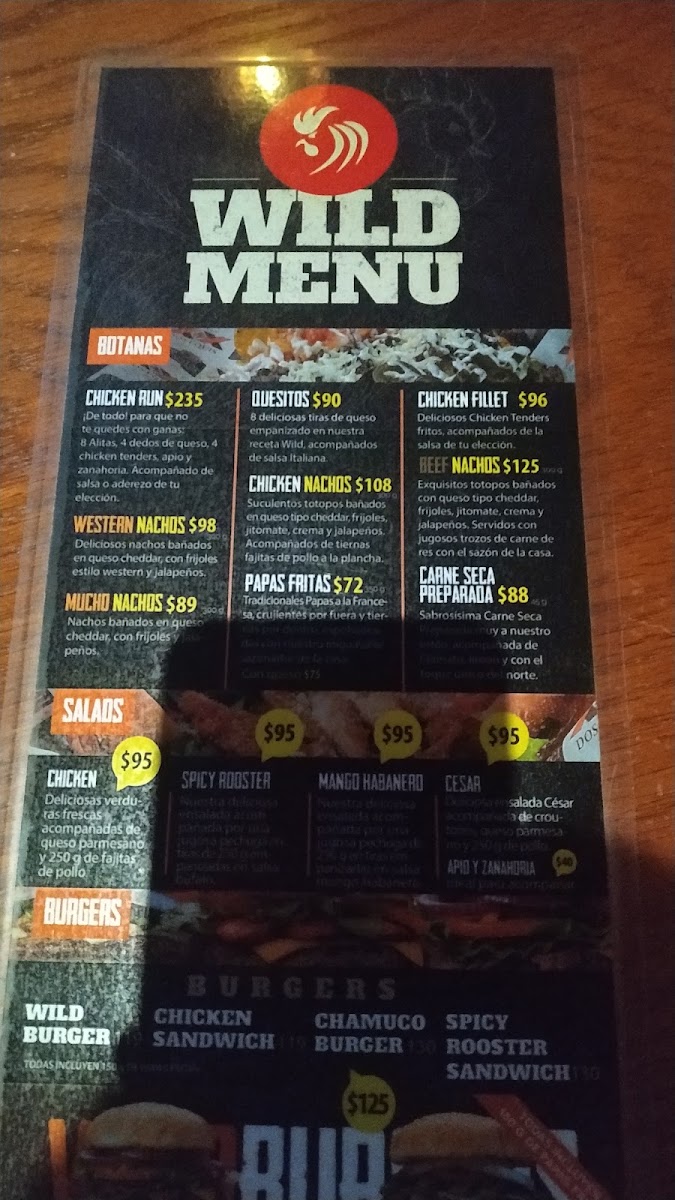 Wild Rooster Wing Bar Tijuana Menu Photo 10