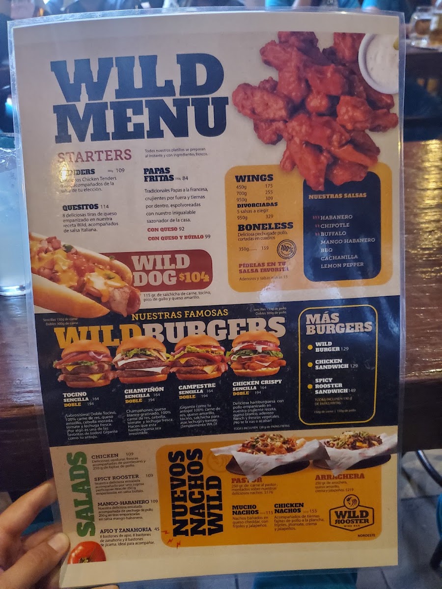 Wild Rooster Wing Bar Tijuana Menu Photo 2