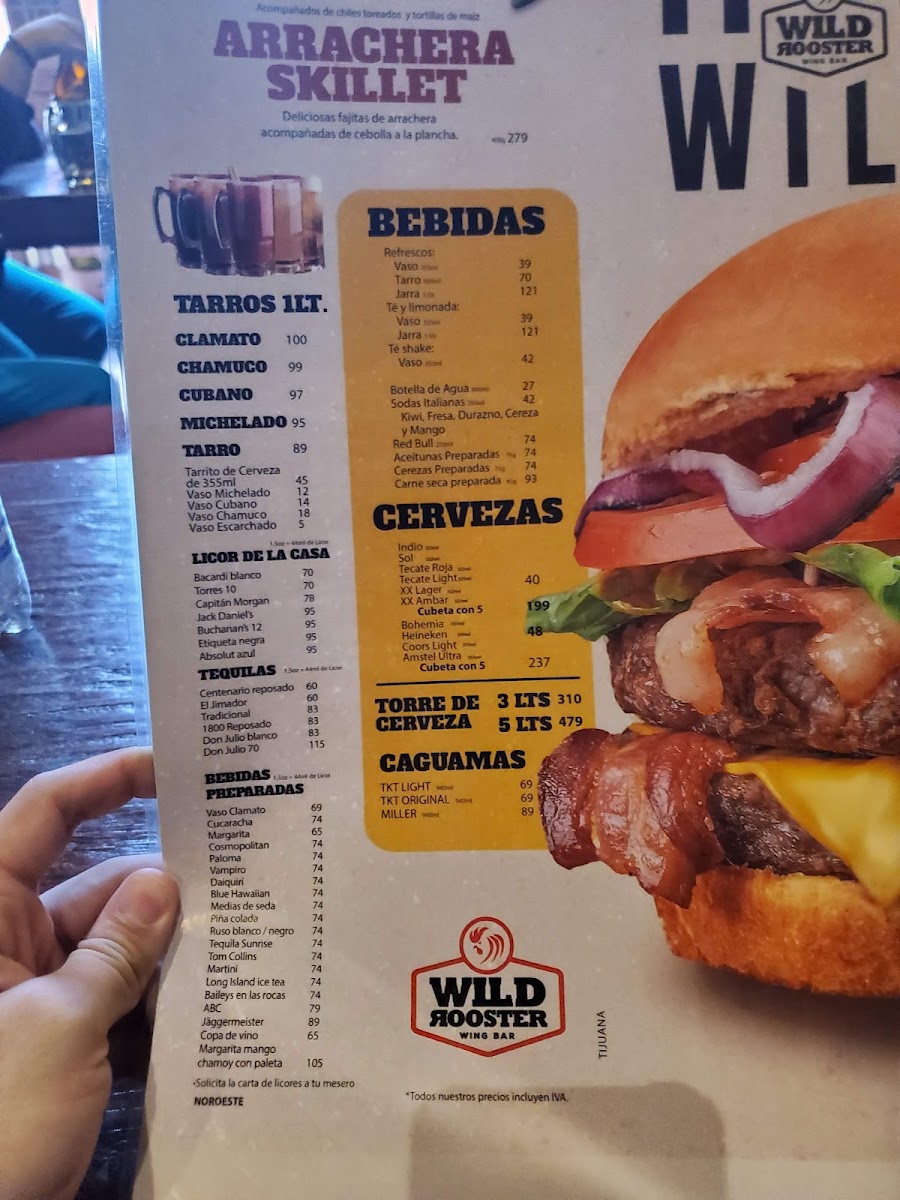 Wild Rooster Wing Bar Tijuana Menu Photo 5