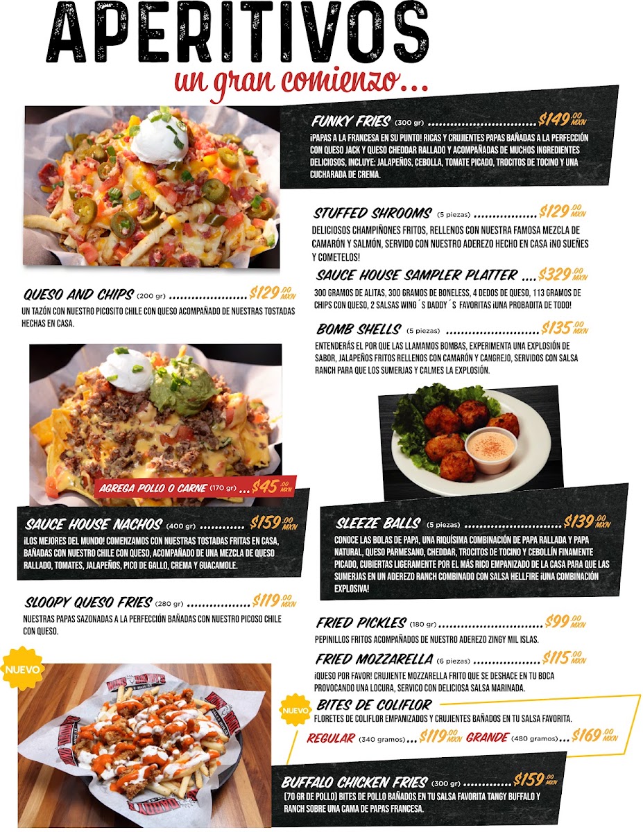 Wing Daddy's Reforma Menu Photo 6