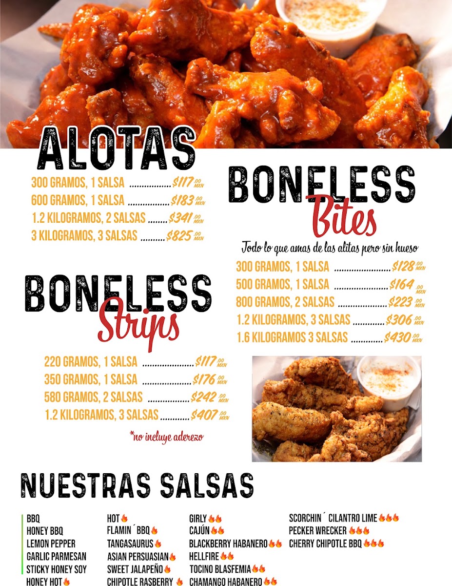 Wing Daddy's Reforma Menu Photo 7
