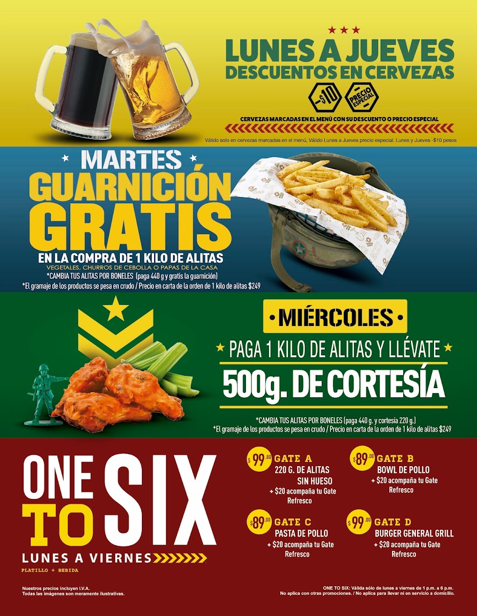 Wings Army Menu Photo 10