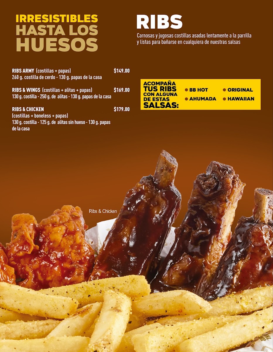 Wings Army Menu Photo 8