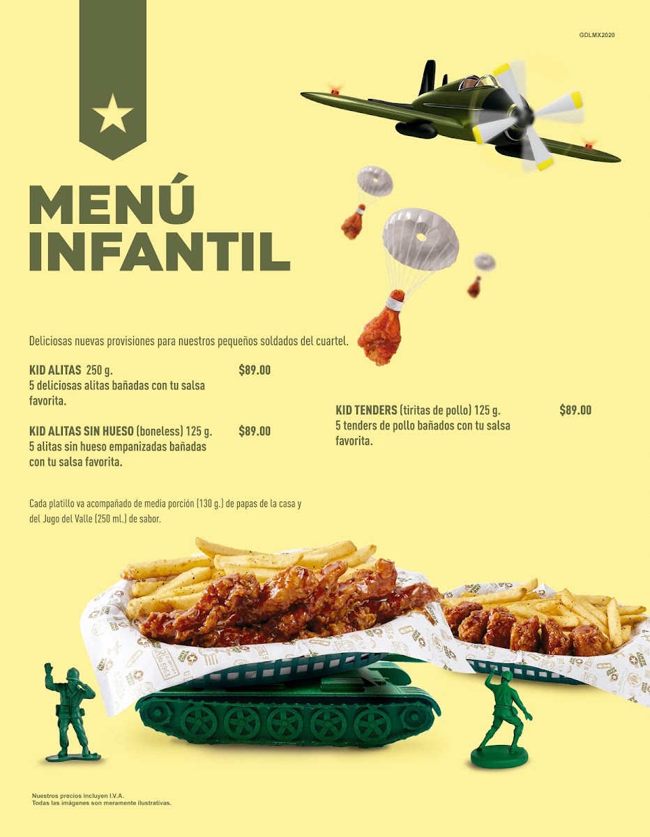 Wings Army Menu Photo 9