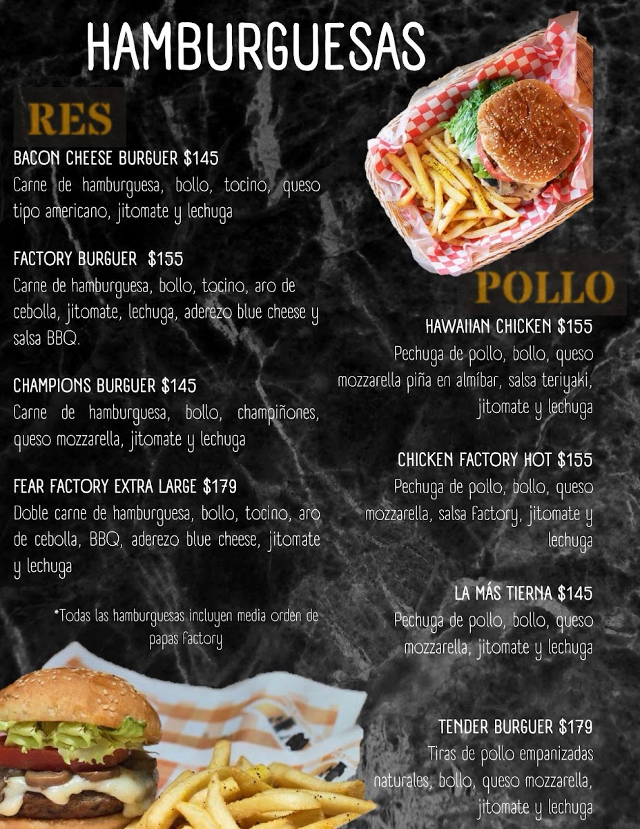 Wings Factory Menu Photo 3