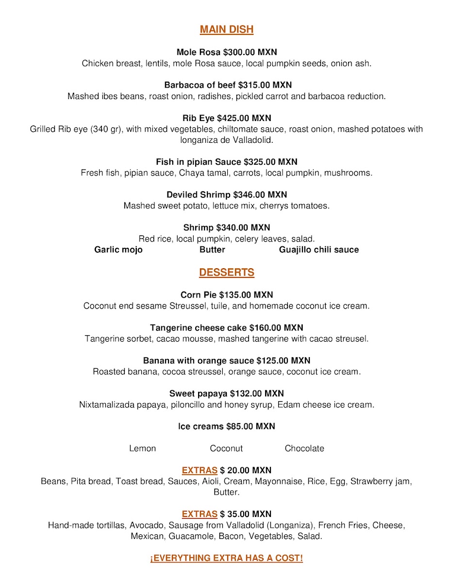 Yakunaj Cocina Mexicana Menu Photo 5