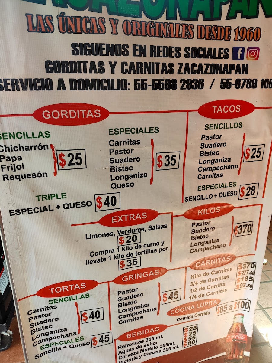 Zacazonapan Menu Photo 10