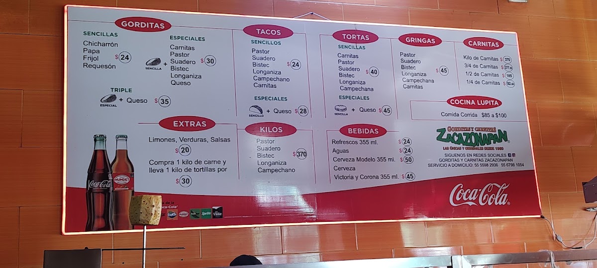Zacazonapan Menu Photo 8