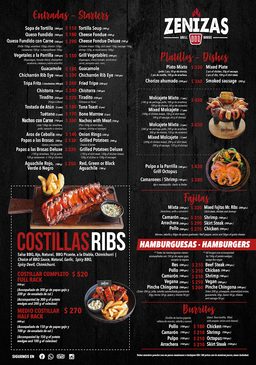 Zenizas Nvo. Vallarta Menu Photo 3