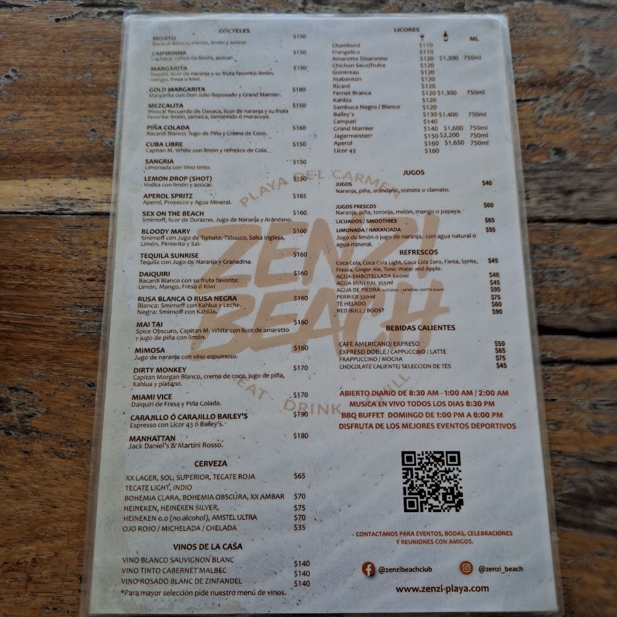 Zenzi Beach Menu Photo 8