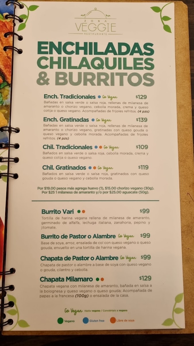 Zona Veggie Restaurante Menu Photo 10