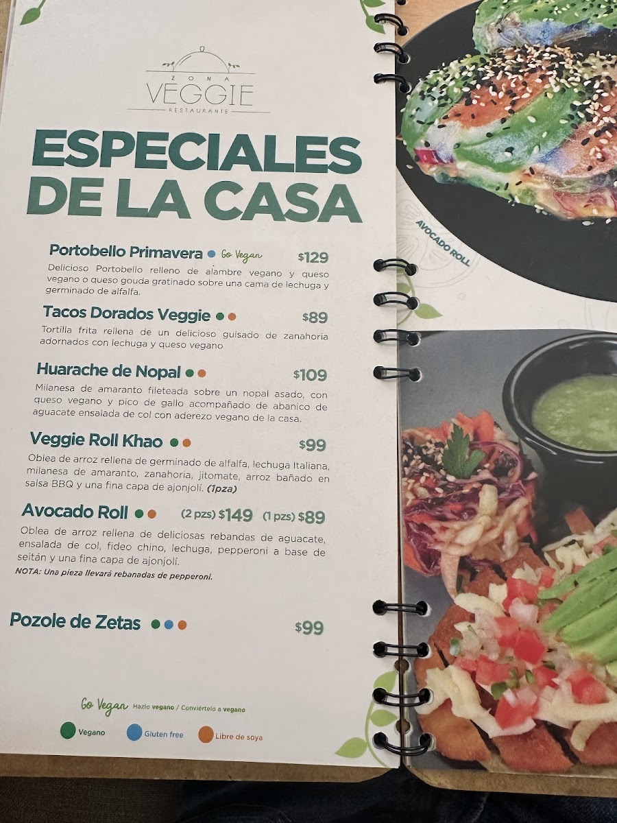 Zona Veggie Restaurante Menu Photo 4