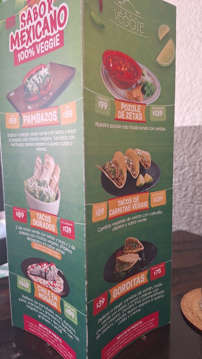 Zona Veggie Restaurante Menu Photo 6
