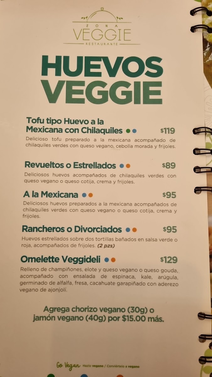 Zona Veggie Restaurante Menu Photo 9